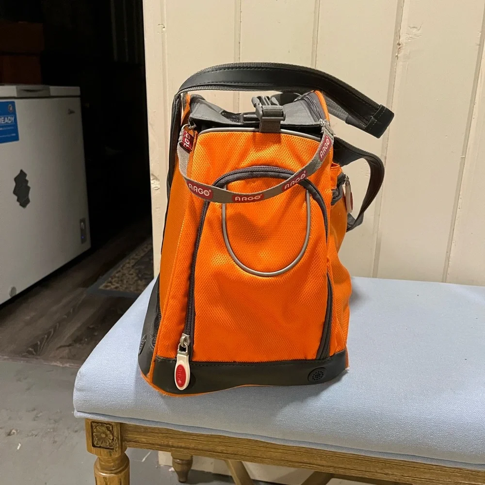 Argo orange dog carrier
